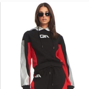 I.AM.GIA Sabrina Neoprene Reflective Panel Hoodie